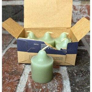 PartyLite Votive Candles - Set of 6 - Bamboo Mist V06550 New NOS